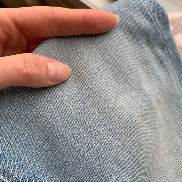 Mother Jeans The Looker Crop Swimming Pool Sunday High Rise Light Wash Size 25 - Picture 9 of 11